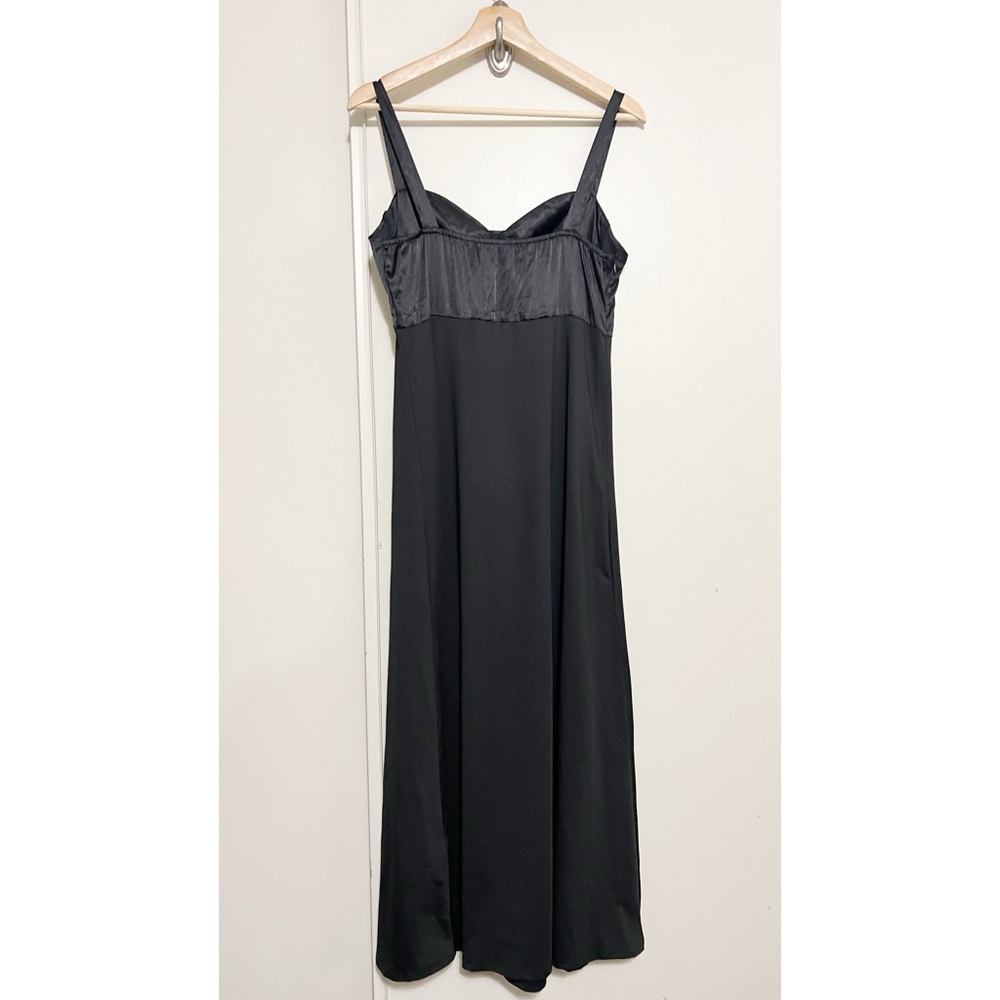 NWT Cider Corset Midi Dress L Black - Picture 2 of 8
